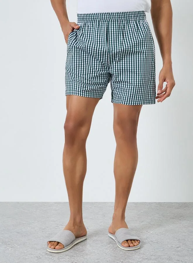 ستايلي مجموعة من 2 بوكسرات منسوجة